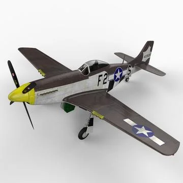 North American P-51D Mustang 3D Model