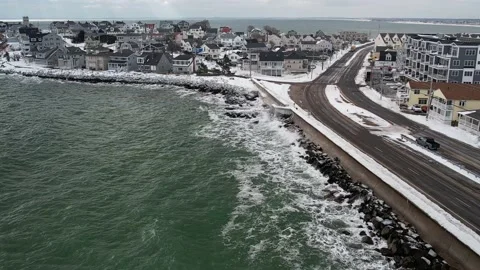 North Beach, Hampton, NH Stock Footage 169640548