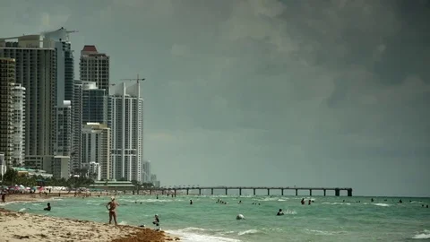 North Beach, Miami Stock Footage 73648759