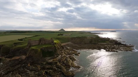 North berwick cost Stock Footage 112430603