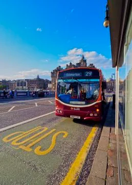 North Bridge in Edinburgh Stock Photos