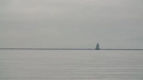 The north bull lighthouse Video stock 170895792