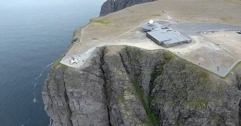 The North Cape from above Stockbeeldmateriaal 70193253
