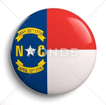 North carolina flag Stock Illustration