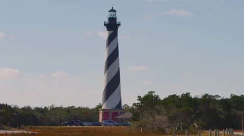 North Carolina Lighthouse Stock Footage 45801450