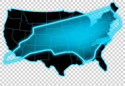  north carolina map Stock Illustration