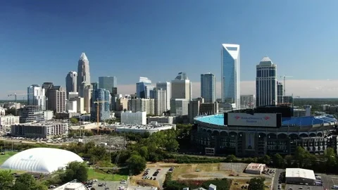 North Carolina Skyline Stock Footage 138467320