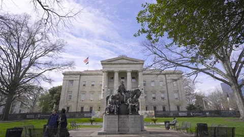 North Carolina State Capitol Video stock 274581536