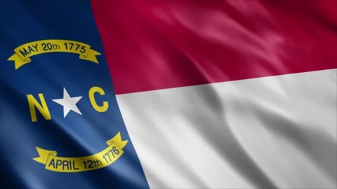 North Carolina State Flag Stock-Footage 249035816