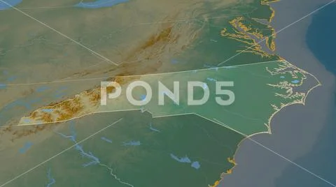 North Carolina United States - North Carolina United States Topographic Illustration 133707905 Iconl 