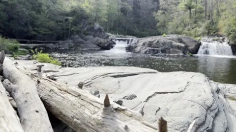 North Carolina Waterfall Stock-Footage 219818845