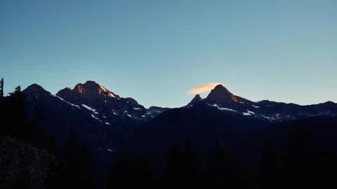 North Cascade Mountains Stock Photos