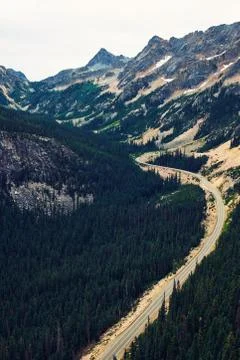 North Cascade Mountains Stock Photos