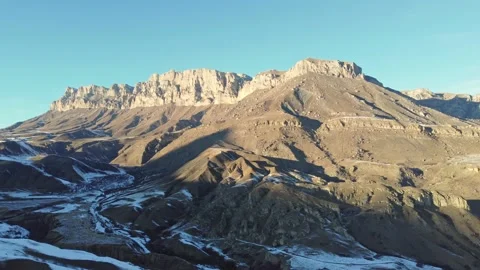 North Caucasus flight from a drone towards the plateau Stock Footage 168888725
