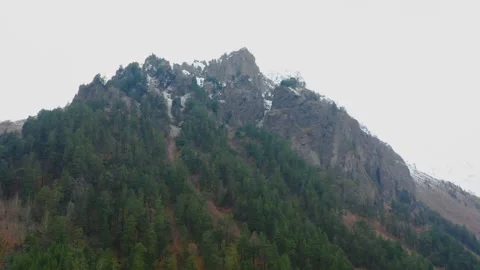 North Caucasus Mountain Range in Russia Stock Footage 320852851
