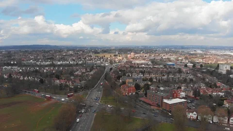 North Circular London Ealing Video stock 86821340