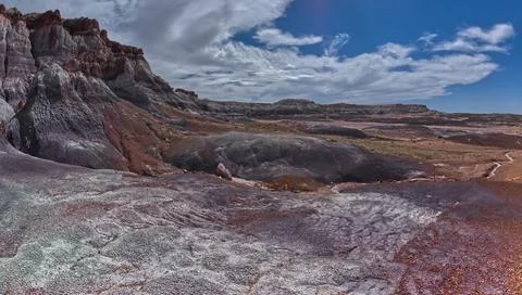 North Cliffs of Blue Mesa AZ Stock Photos