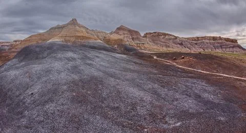 North Cliffs of Blue Mesa AZ Stock Photos