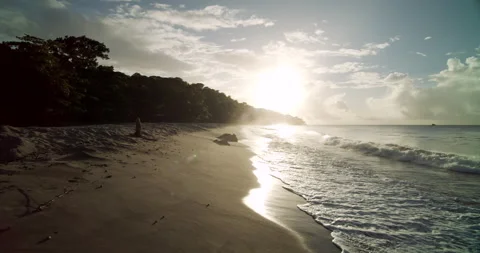 North Coast Beach/Sunset 4K Stock Footage 152916602