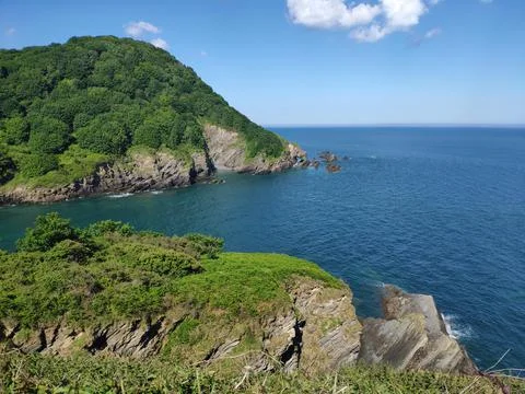 North Coast Devon Great Britain Stock Photos