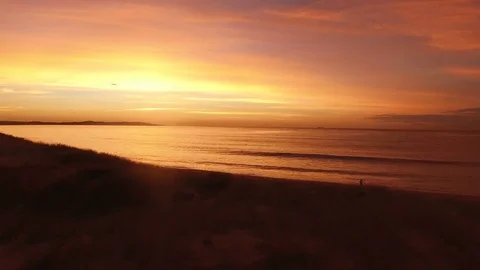North Cronulla Sunrise Stock Footage 74366186