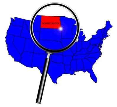 North Dakota Stock Illustration