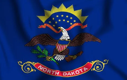 North Dakota Stock Illustration