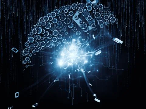 North of Data Set Stock Illustration