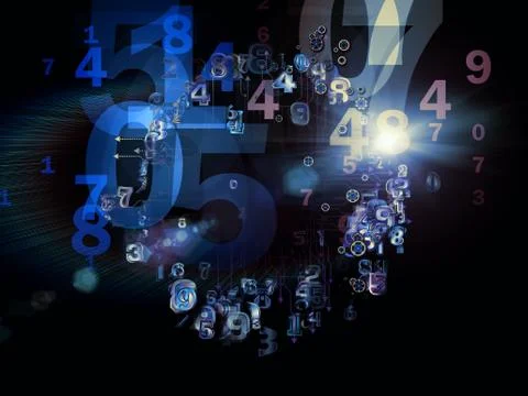 North of Data Set 스톡 일러스트