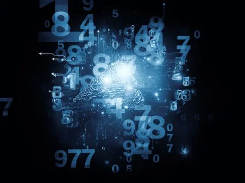 North of Data Set Stock Illustration
