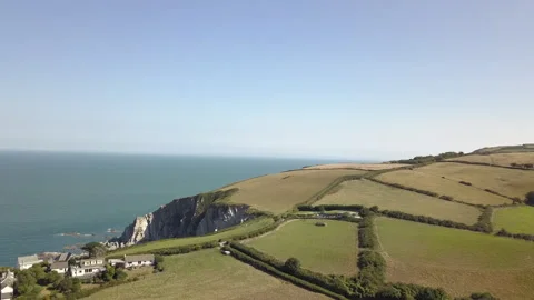 North Devon Coastline 1 Stockbeeldmateriaal 205901970