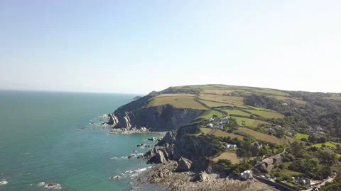 North Devon Coastline 3 Stockbeeldmateriaal 205903434