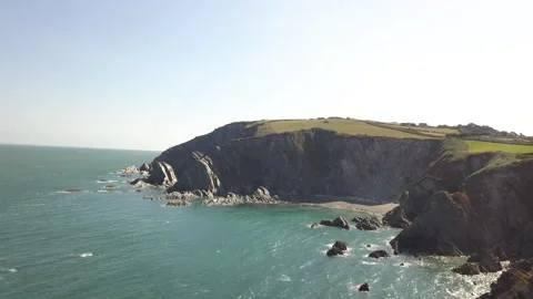 North Devon Coastline Stockbeeldmateriaal 205907999