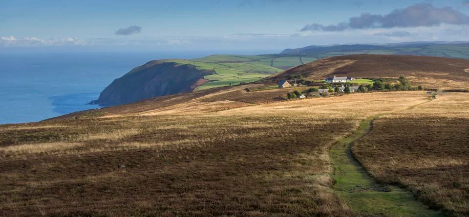 The North of Devon coastline Stock Photos