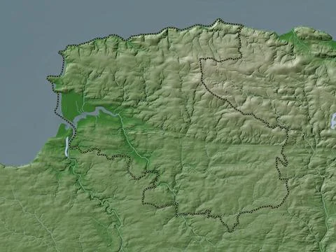 North Devon, England - Great Britain. Wiki. No legend Illustrazione stock