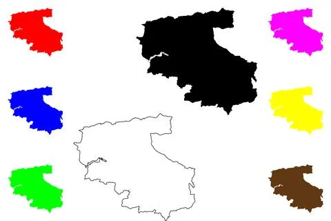 North Devon Non-metropolitan district (United Kingdom of Great Britain and No Illustrazione stock