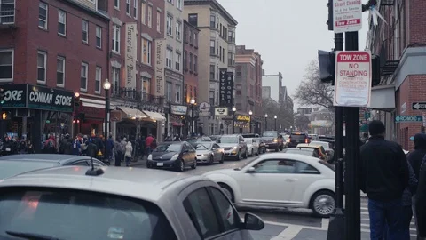 North End Boston Stock Footage 88676287