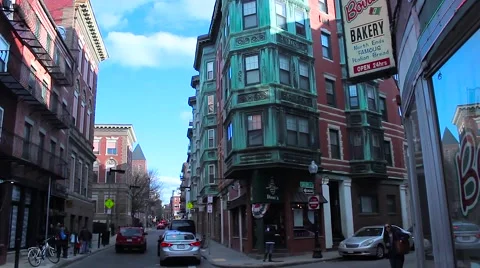 The North End Intersection Stock Footage 61337291