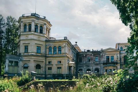 The north facade of the palace. Stock Photos