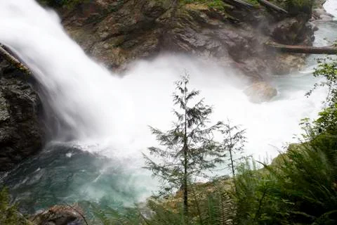 North Fork Falls 스톡 사진