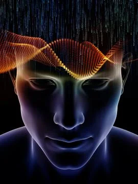 North of Human Mind Illustrazione stock