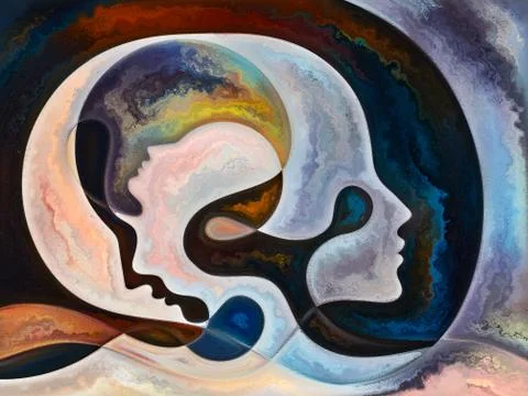 North of Inner Colors Stock Illustration