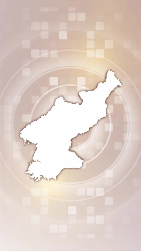 North Korea Animated Map Stock-Footage 275900743