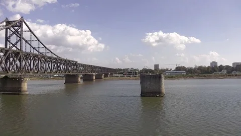 North Korea Border Area 動画素材 81367023