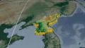 North Korea extruded. Bumps shaded. Graticule. 4k or 4k+ Resolution