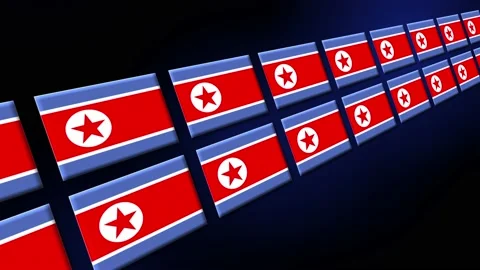 north-korea-flag-animated-background-3d-stock-video-pond5