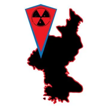 North Korea map Stock Illustration