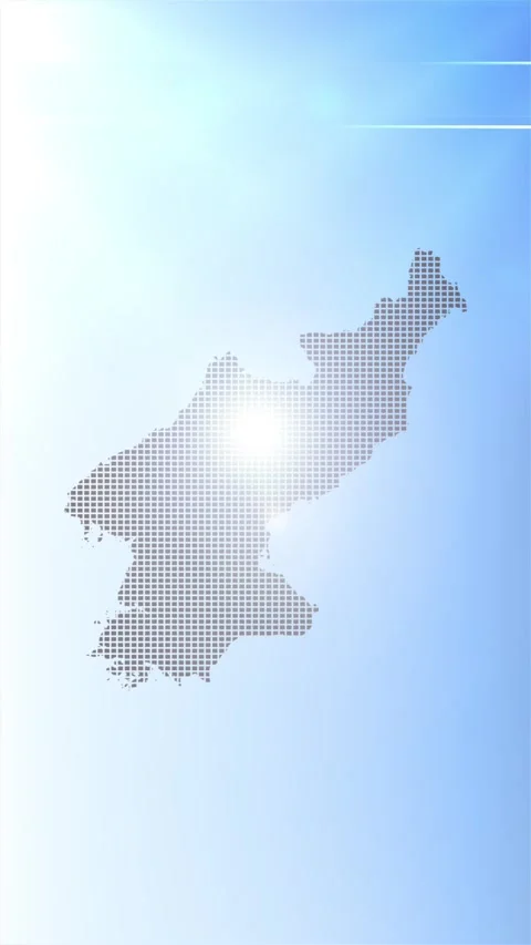 North Korea Map Opener Stock Footage 276973214
