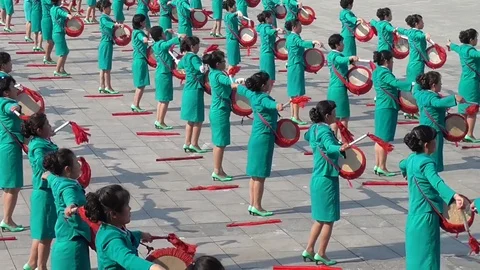 North Korea - Pyongyang Stockbeeldmateriaal 78414282