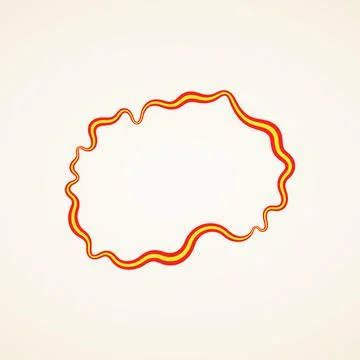 North Macedonia - Outline Map Stock Illustration